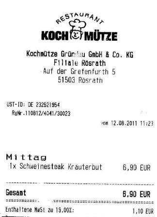 vmad H�ffner Kochm�tze Restaurant